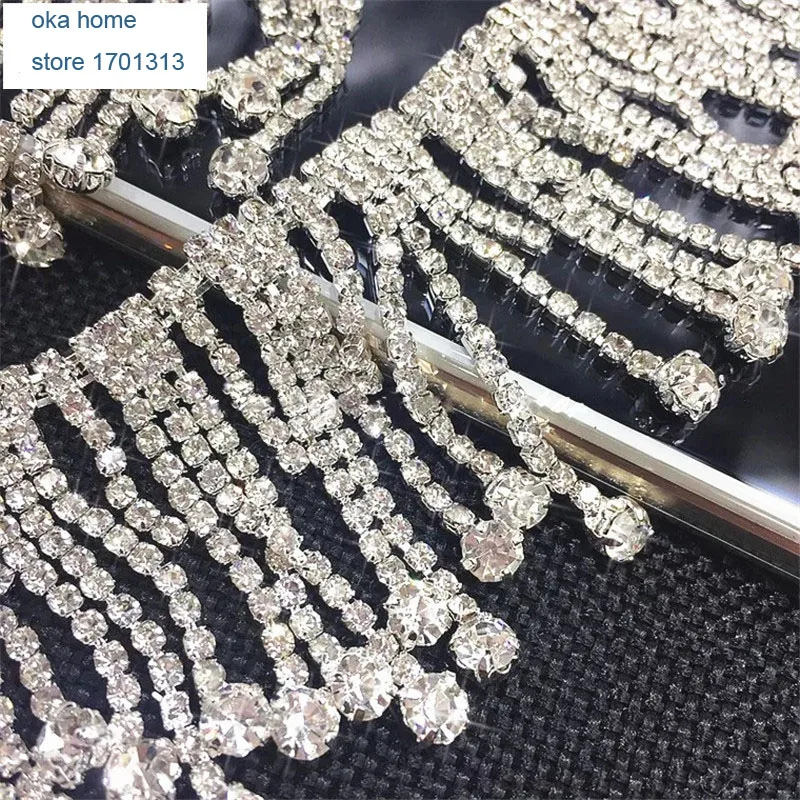 crystal Rhinestone Chain trimming for clothes 3