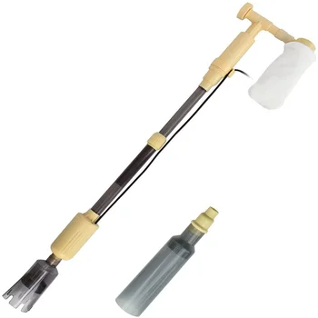 

12V Aquarium Vacuum Gravel Cleaner Fish Tank Cleaning Tools 4 in 1 Automatic Sludge Extractor Electric Water Changer 18W