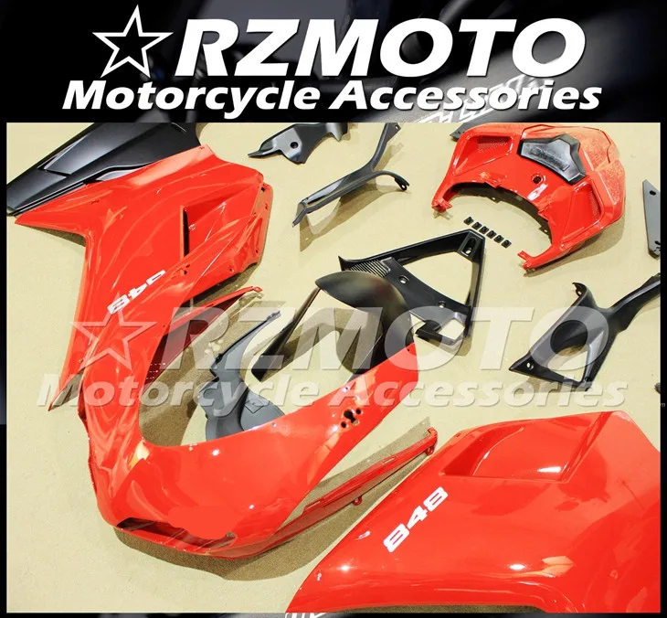 Мотоциклетный обтекатель abs подходит для DUCATI 848 1098 2007-2012 корпусные детали прессформы Магазин № 0387