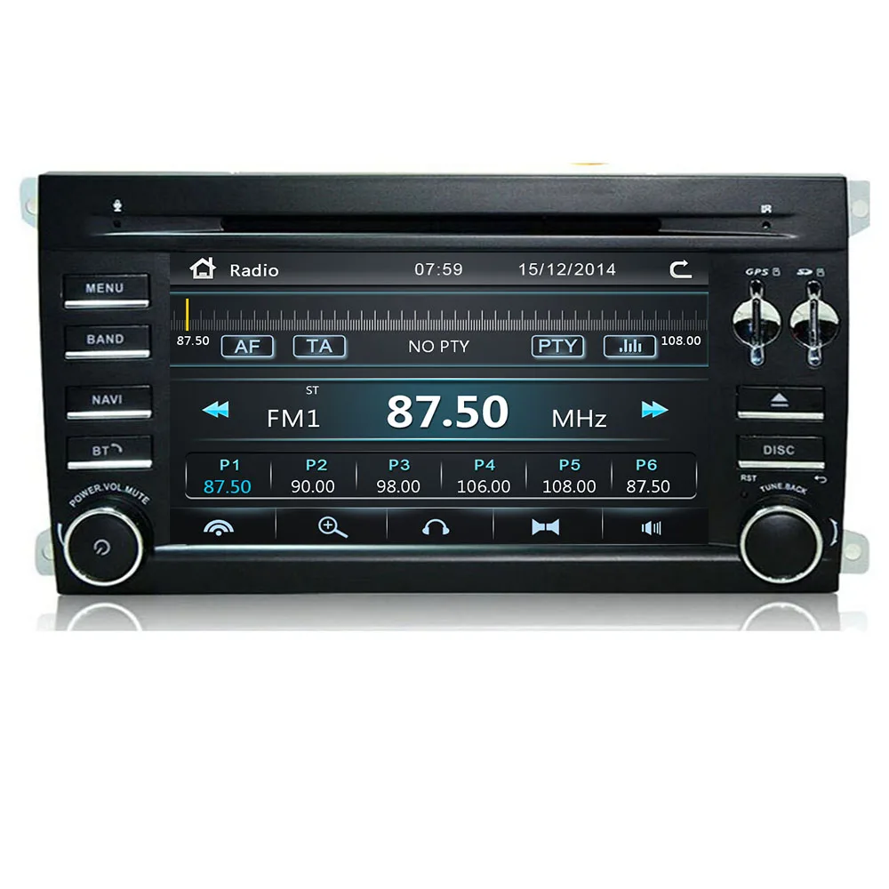 2 Din автомобильный DVD мультимедийный GPS для Porsche Cayenne 2003-2010 и S GTS 2003-2004 2005 2006 2007 -08 2010 |