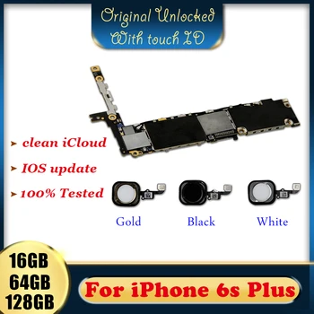 

Original For iPhone 6s Plus Motherboard With Touch ID/Without Touch ID Free iCloud Logic Board For iPhone 6s Plus Mainboard