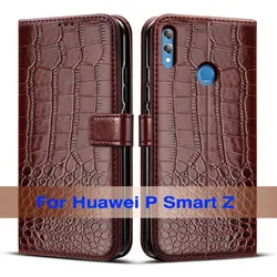 Magnetic Silicone Phone Case for Huawei P Smart Z - Durable Back Cover (Deep Brown)