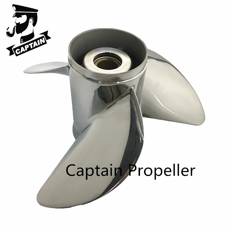 ARKDOZA Propeller 13x17 Fit for Yamaha Outboard 60HP-115HPStainless Steel Prop SS 15 Tooth Propel RH OEM NO 6L6-45930-02-98 13x17