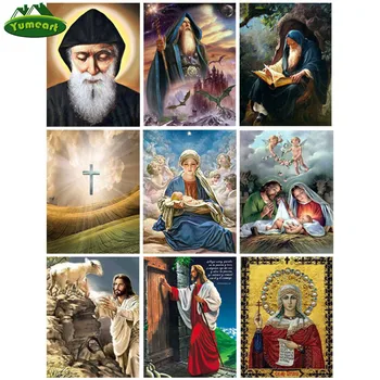

YUMEART 5D Diamond Arts Painting Religion Jesus Character Embroidery Magic Cross Stitch Rhinestone Mosaic Creative Painting