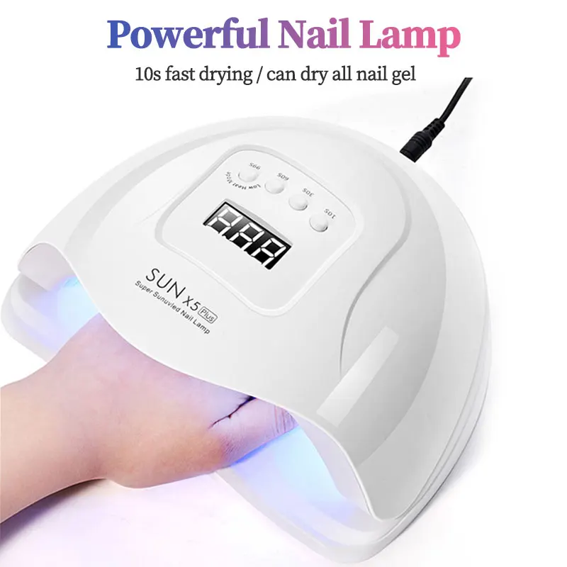 

NEWEST Professional Sun X5 Plus UV Lamp For Nail Dryer Power Nail Lamp For Manicure Fast Curing Polish Nail Lamp For Nail Tools