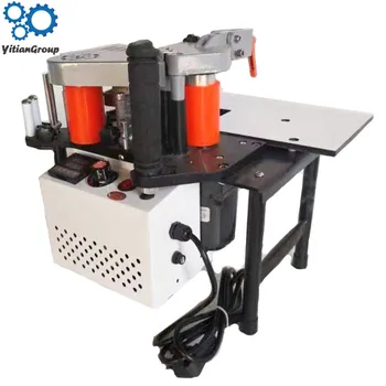 

Woodworking Edge Banding Machine No speed regulation Mini Manual Wood Cutting Pvc Curved Straight Edge Machine Manual break