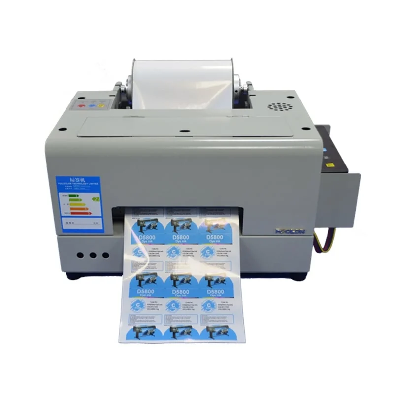 Цифровой цветной принтер для этикеток,, настольный экологичный принтер для печати этикеток с хорошим качеством