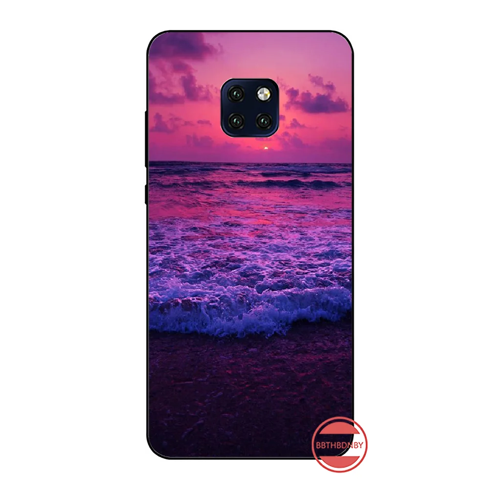 island sea  Beach spray ocean   Phone Case  Shell For Huawei Mate 9 10 20 Pro lite 20x nova 3e P10 plus P20 Pro Honor10 lite phone case for huawei Cases For Huawei