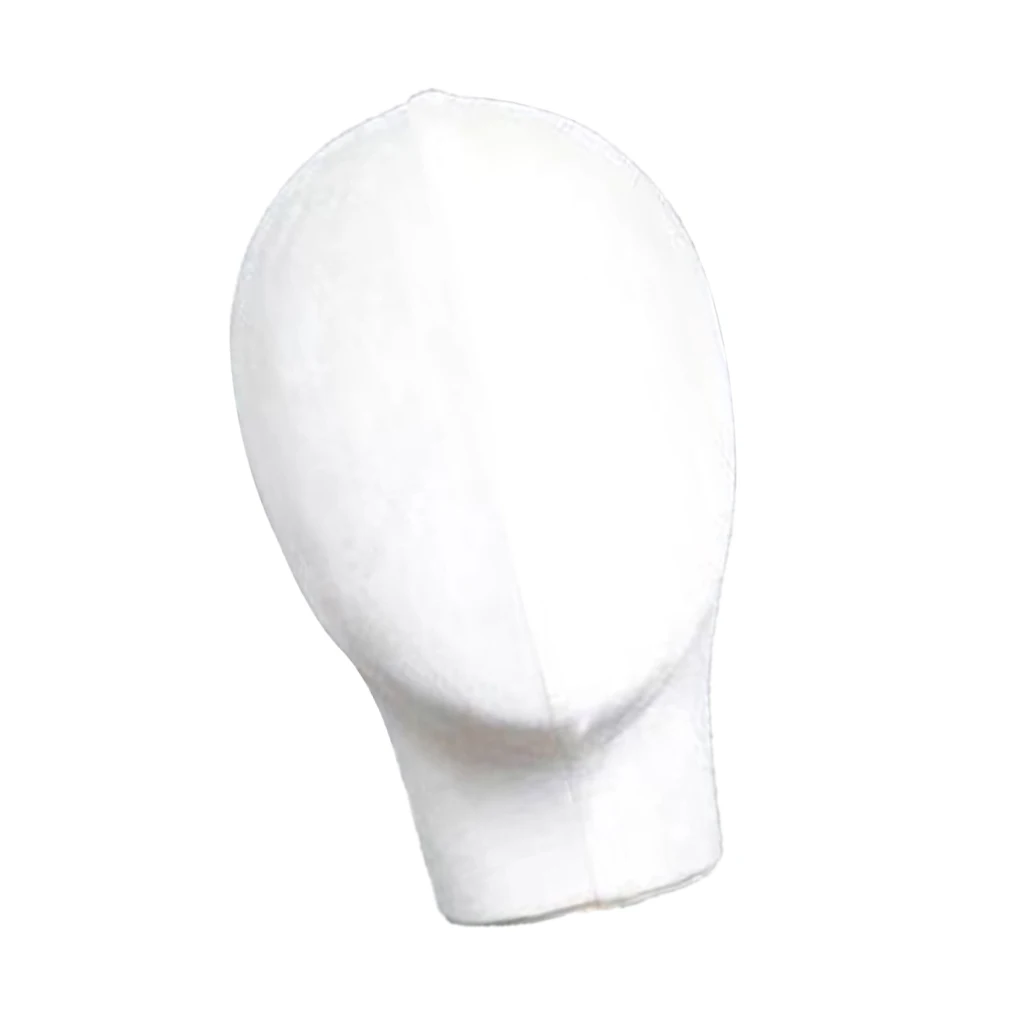 Velvet Head for Wigs Hats Glasses Dispaly Head Mannequin Head Base with mounting hole easy to fit with the most clamp
