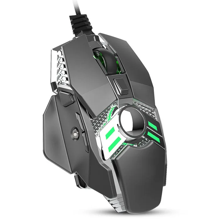 Проводная игровая мышь 6400 dpi 7Key программируемая геймерская мышь с подсветкой для ноутбука IJS998
