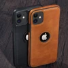 Solid Color PU Leather Phone Case For iPhone 12Pro 11 12 Pro Max XR XS Max X 7 8 6 Plus 12Mini 11Pro Max 11 Slim Soft Back Cover ► Photo 2/6