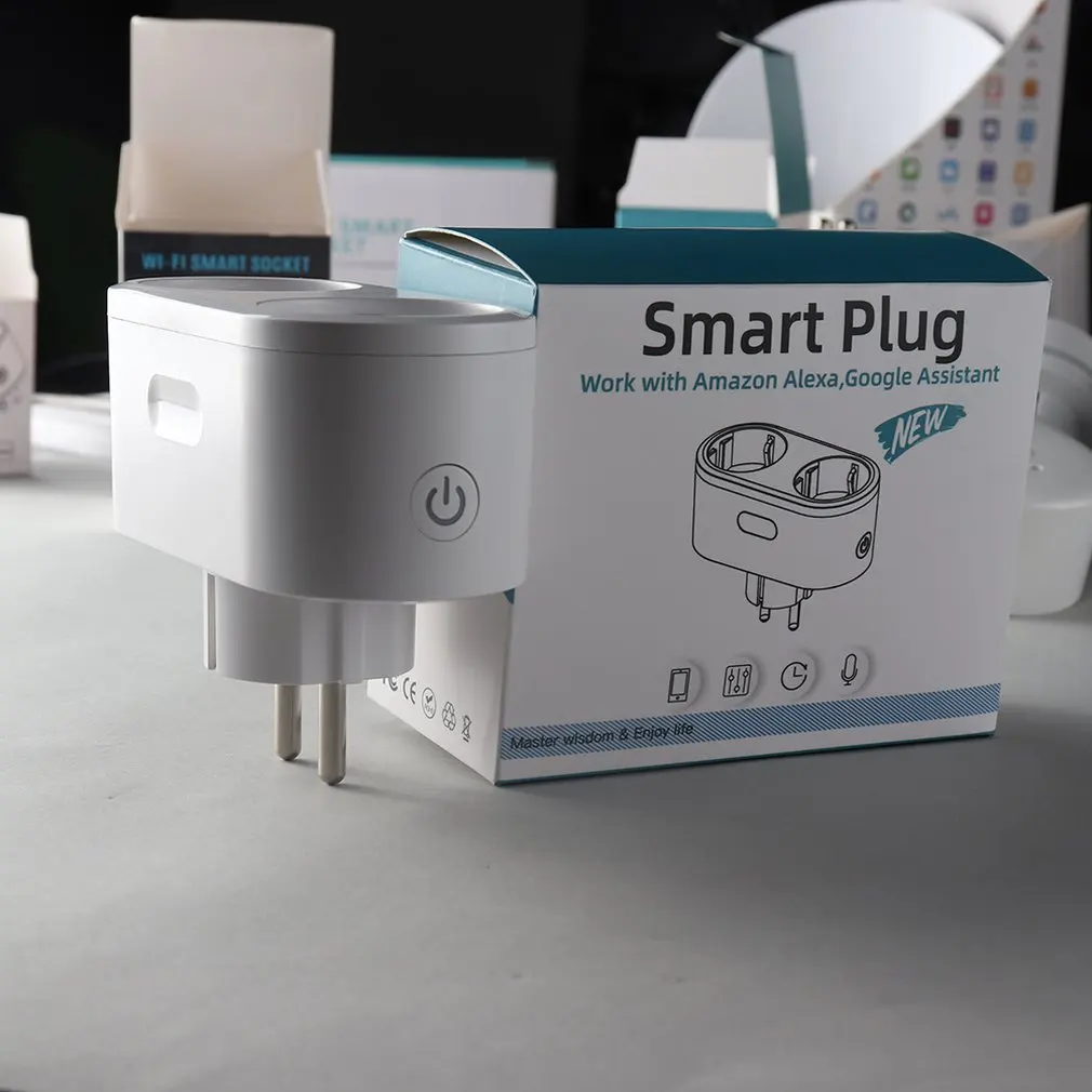 Многофункциональная Wifi Двойная Розетка умная розетка мобильный телефон дистанционное управление розетка домашняя интеллектуальная розетка