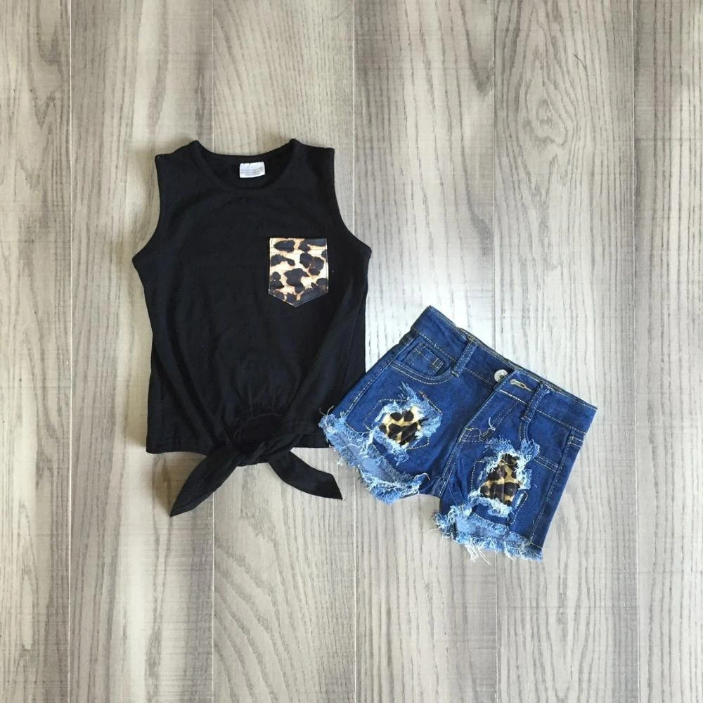 baby girl black vest