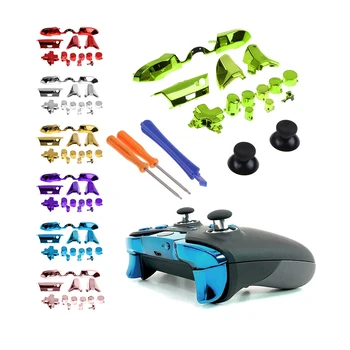 

Full Set Buttons Replacement Parts for Xbox One Elite Controller 3.5 mm Jack with Screwdriver Bumper Trigger Guide Set