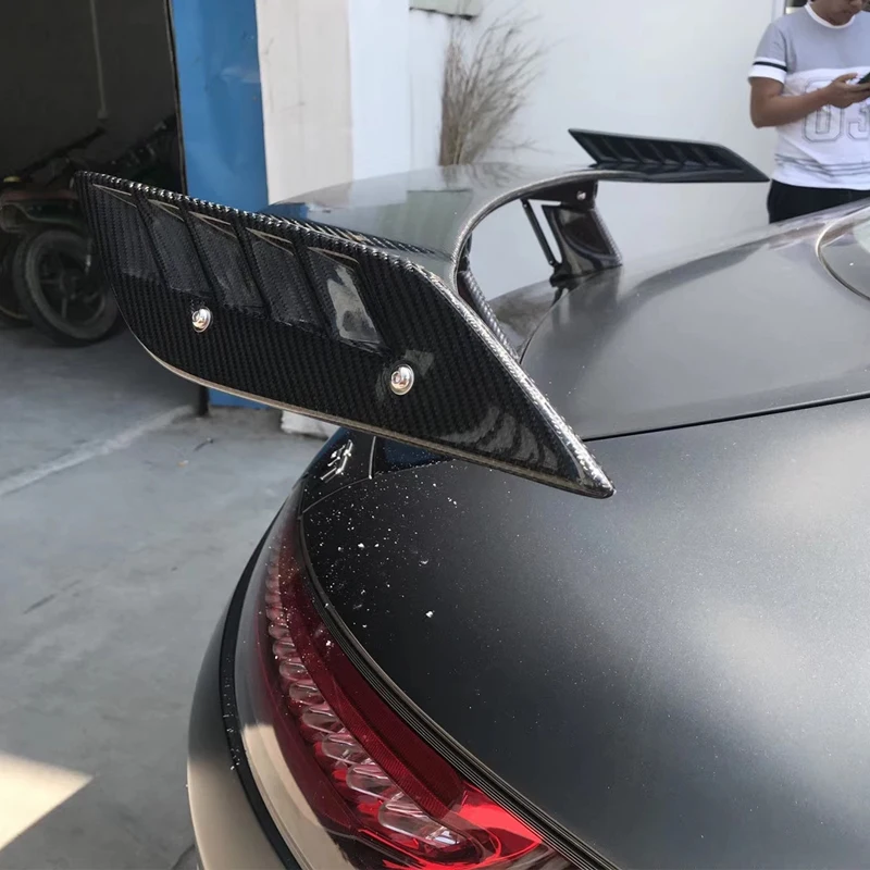 Carbon Fiber Rear Spoiler Tail Trunk Wing Car Accessories For Mercedes Benz AMG GT AMG GTS AMG GTR Spoiler