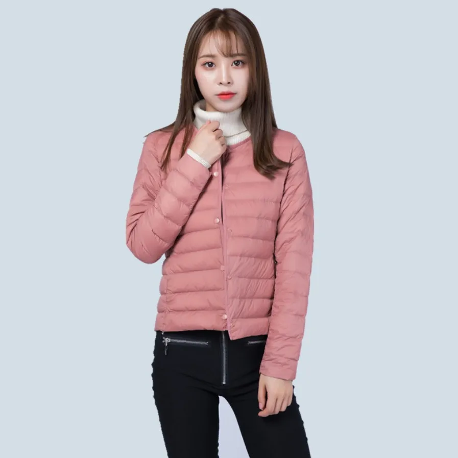 

Fashion Zipper WINTER DOWN JACKET Cheap Down Casual Wrap Coat White Duck Down Plus Size Women Puffer Jacket Dropshipping 2021