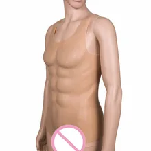 Поддельные мужские платья, вечерние, силиконовые, для мышц, для мужчин, ткань для бокса, искусственные, имитирующие мышцы, подарки на день рождения