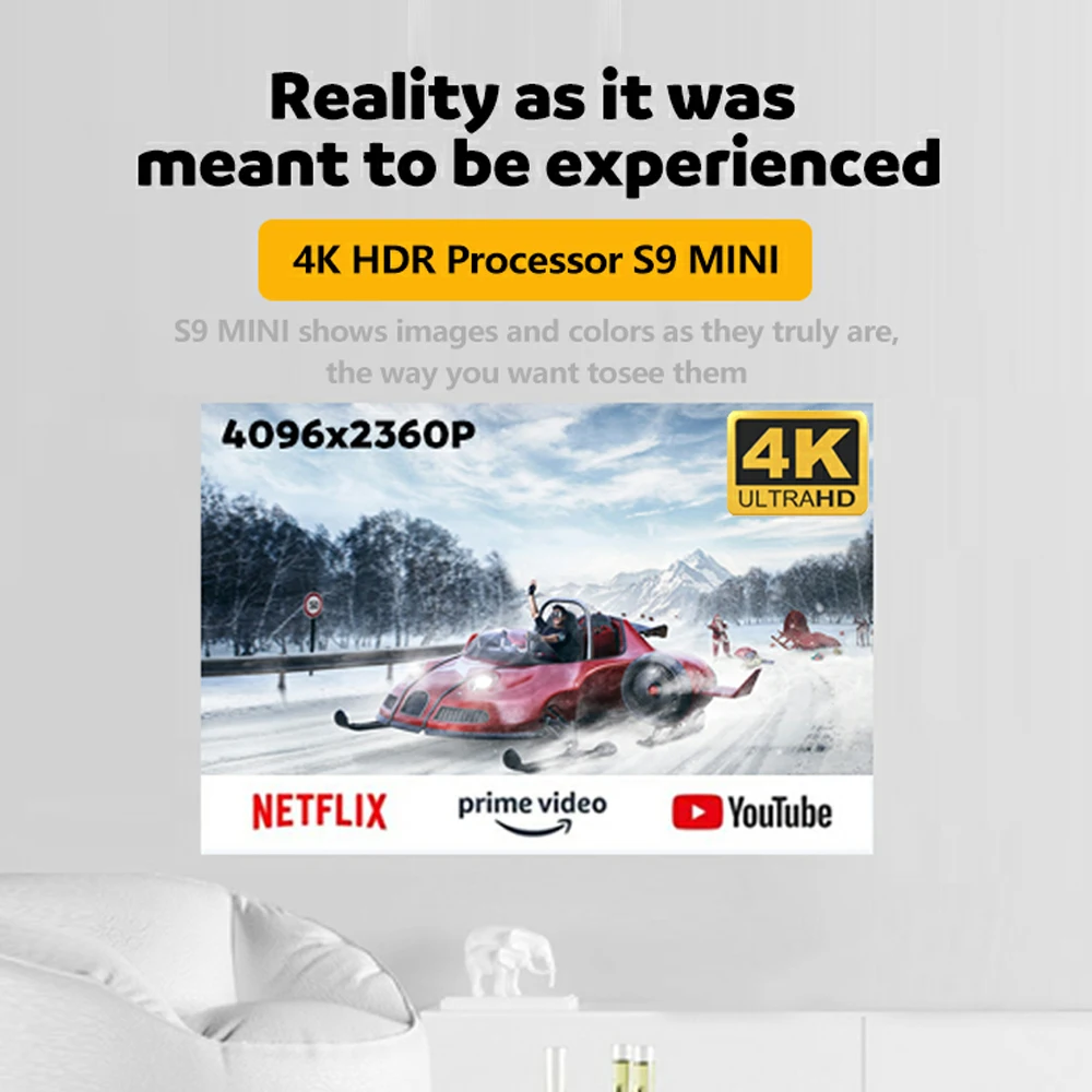 S9 Мини ТВ приставка ультра-HD Android 7,1 S905W четырехъядерный потоковый медиаплеер 4K 2,4 ГГц WiFi