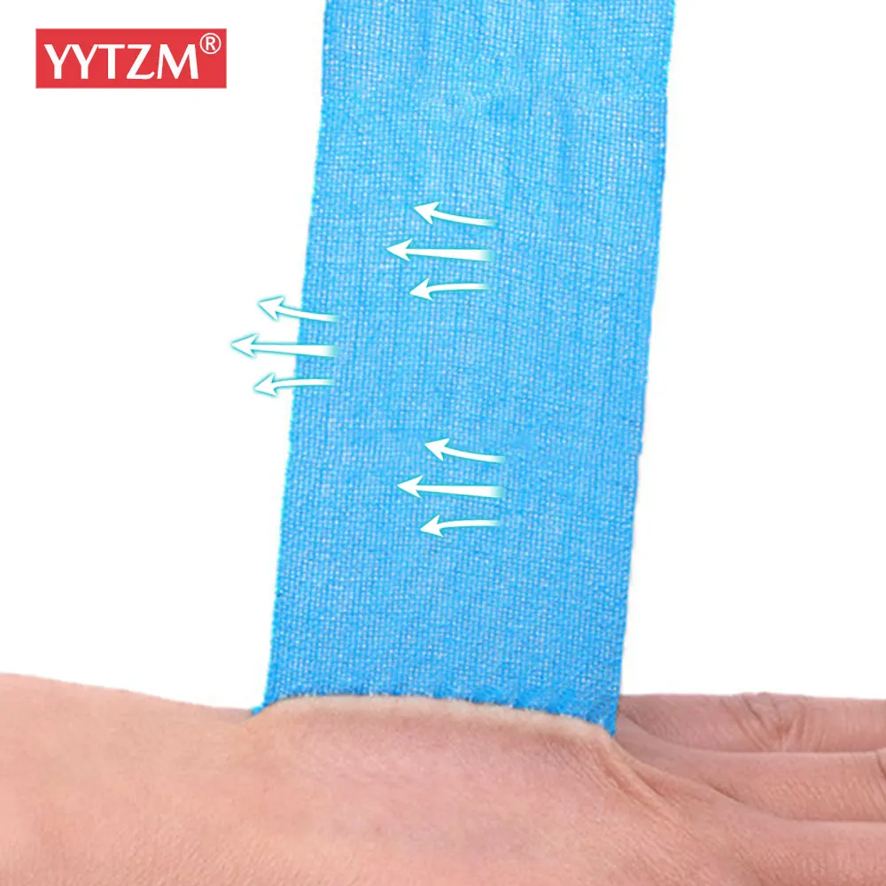 15 Colours Kinesiology Athletic Tape Recovery Sports Cotton Elastic Adhesive Strain Injury Fitness Run Knee Muscle Pain Relief