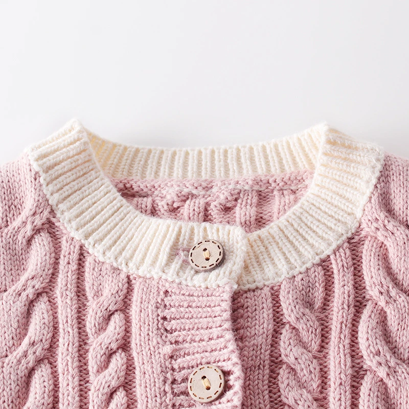 Новинка; осеннее пальто для новорожденных; зимний детский свитер; вязаный шерстяной жакет; цвет розовый, бежевый; roupa infantil Menino