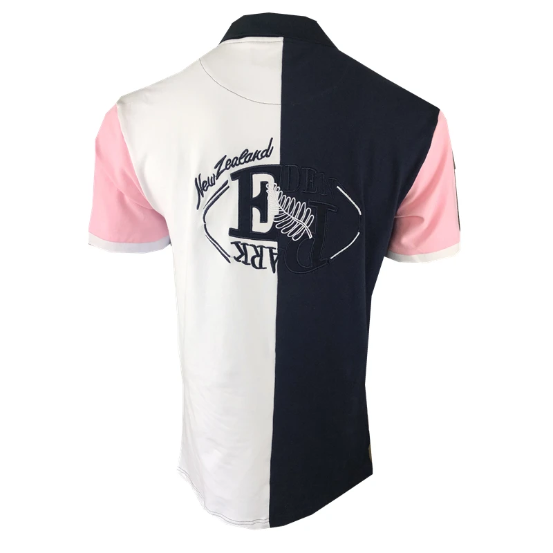 Hombre eden park Топ для мужчин короткий рукав Повседневная регби рубашка camisa вышитые eden park поло мужская