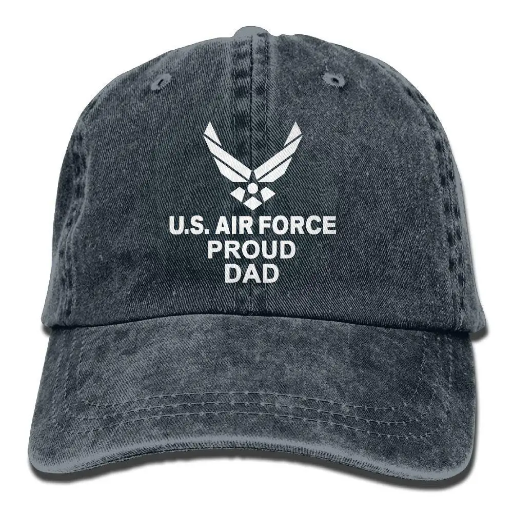 Унисекс Proud Us Air Force Папа Отец винтажная вымытая бейсболка Регулируемая Кепка папа шляпа неструктурная Кепка s
