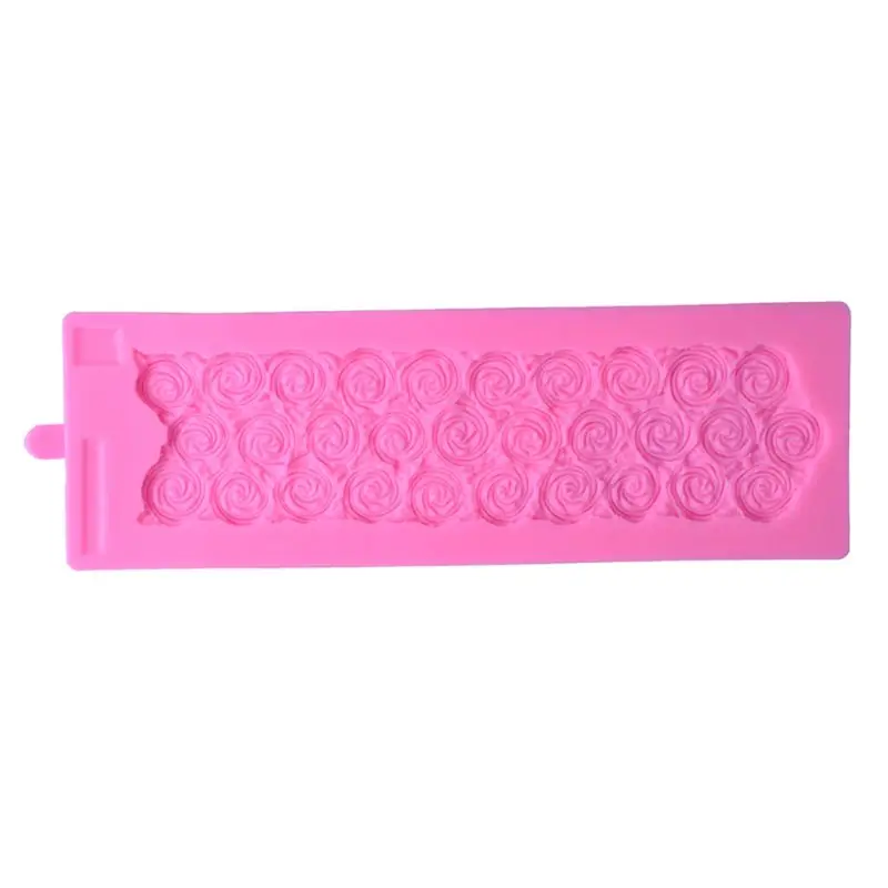 Сахар Роза формы DIY чудодейственное, с ПВА пресс-форм Fondant силиконовые формы X4YD