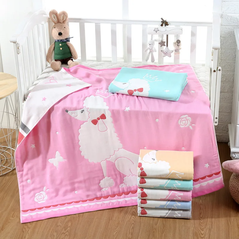 

Cotton Multilayer Gauze Children's Quilt Adult Newborns Baby Thick Soft And Comfortable Bath Large Bath Towel Blanket BABY'S BLA