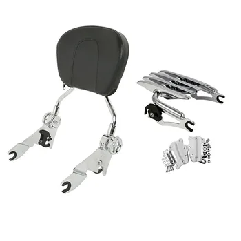 

Motorcycle Backrest Sissy Bar 4 Point Docking Hardware Kit For Harley Touring Road King Street Glide Road Glide 2009-2013