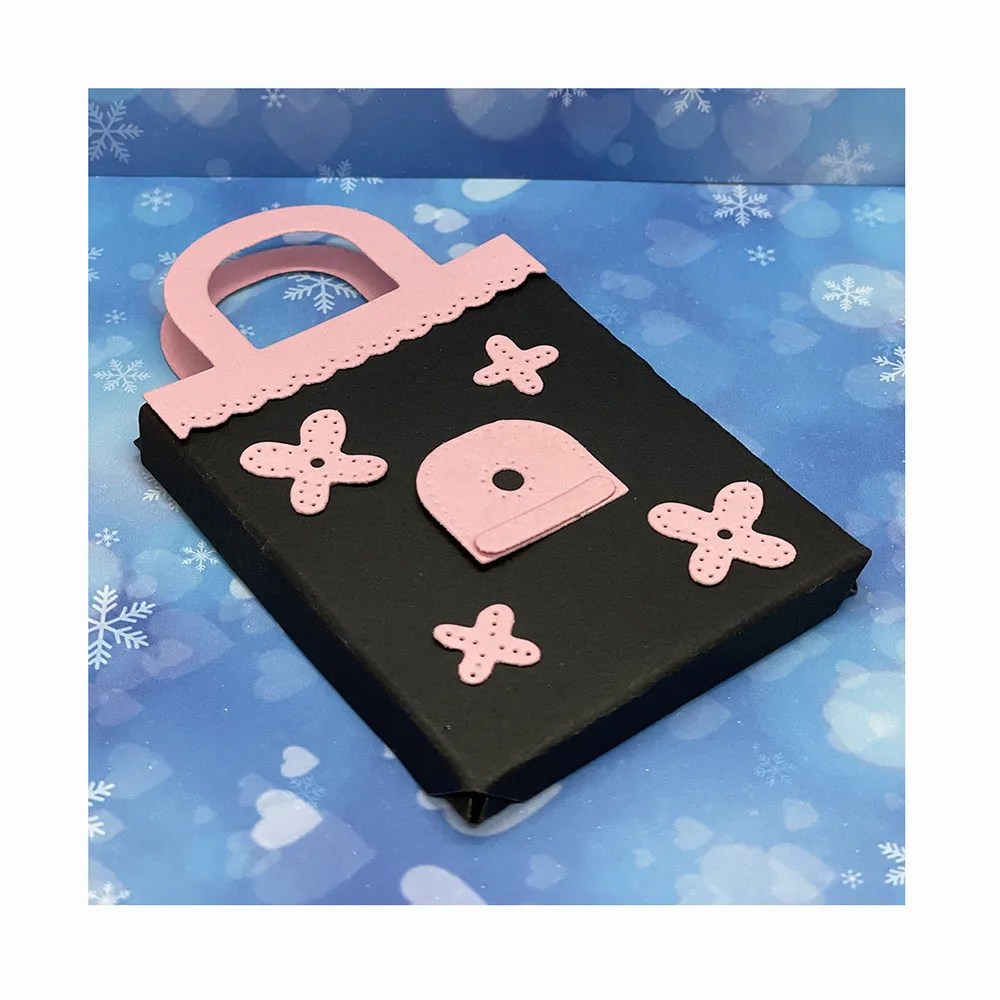 

Cute Bag Cutting Dies Scrapbooking Paper Card Making, Embossing Die Cut, Stencils Embossing Templates, Crafts Molds, New