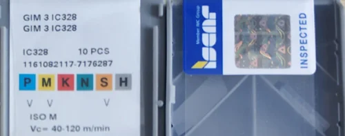 ISCAR 10 шт. карбидные вставки GIM 3 IC328