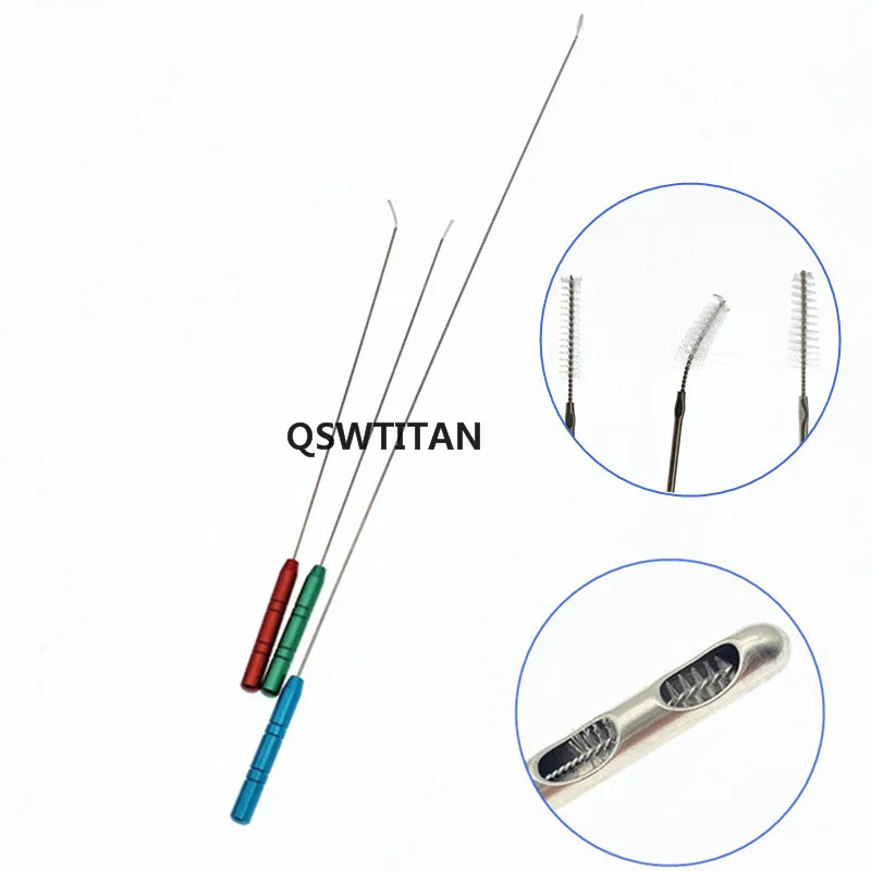Cannula Brush 3pcs/set Liposuction Cannula Brush Tube Cleaning Cannula Brush Cleaning Fat Stem Cell