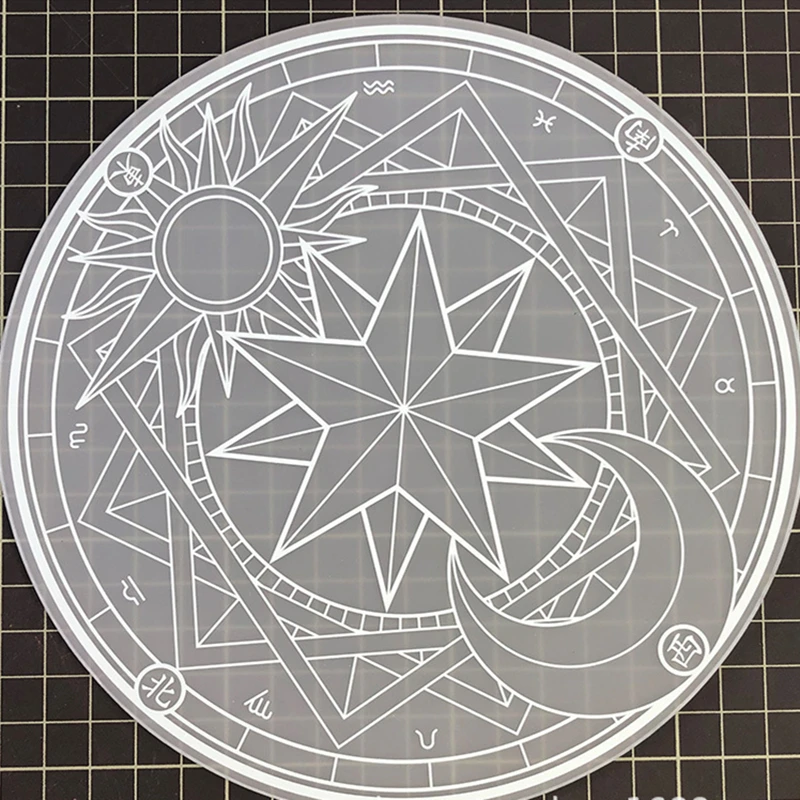Round Magic Array Carving pad Rubber stamp engraving board Hand account making clip board