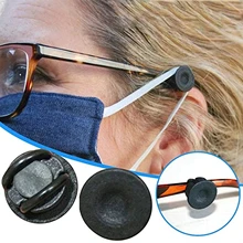 2 pçs botões suporte de máscara para óculos aliviar a dor causada por usar uma máscara máscaras faciais ajustáveis clipes acessórios