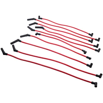 

10 Pcs 10.5mm Ignition Wires Coil Spark Plug for Ford Mustang 1964-1995