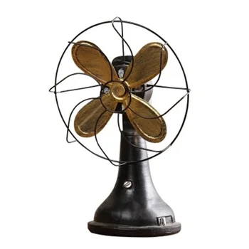 

European Antique Electric Fan Model American Retro Nostalgic Art Crafts Ornaments Shop Bar Props Home Decoration Birthday Gift