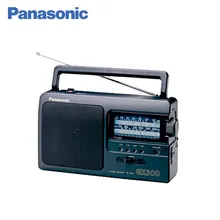 Panasonic Портативный Радиоприемник RF-3500E9-K, FM,SW,MW,LW, Пластик, антенна телескопическая и встроенная