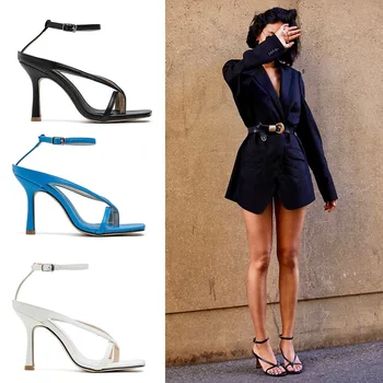 

2020 Women's shoes with toes women's thin high-heeled sandals