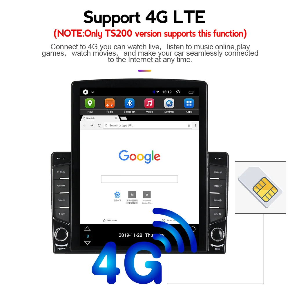 Автомобильный мультимедийный плеер 4G LTE IPS DSP 9 7 &quotAndroid 0 радио для Toyota Corolla E140/150 2007