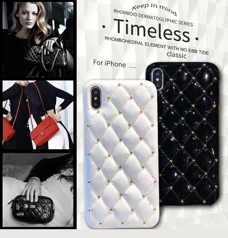 

channel Luxury brand style classic pu High quality phone case for iphone 11promax 6 6s 7 8plus cover for iphonexr x xs max