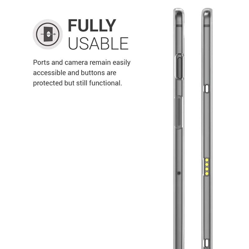 Capa Transparente para Tablet para Samsung Galaxy S5e 10.5 2023 Soft Tpu Protetor Traseiro para Samsung Tab Drive T725 - Imagem 2