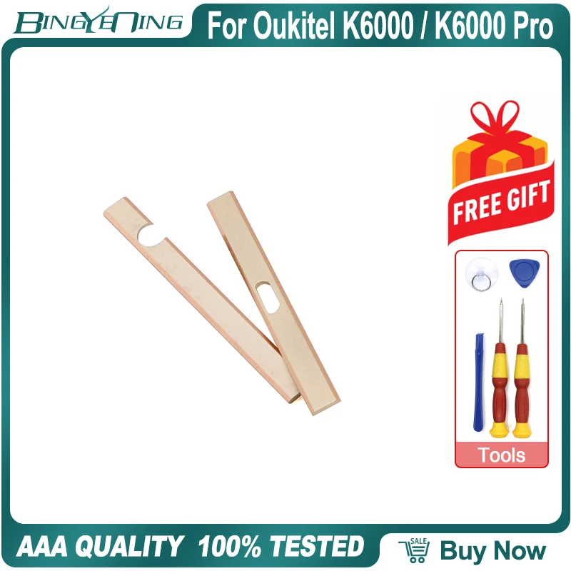 100% New Original For Oukitel K6000/K6000 Pro Top and bottom Frame decoration metal Repair Replacement Accessories Parts | Мобильные
