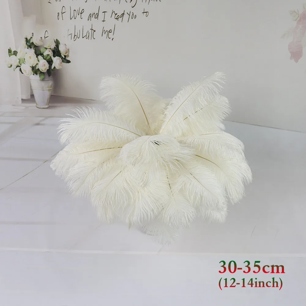 白色 30-35cm 鸵鸟毛 5_副本
