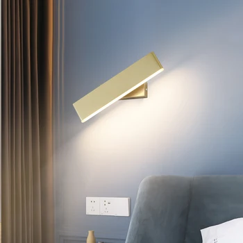 

Bedroom Wall Lamp LED light source Aluminum lamp body Lamp adjustable angle Nordic style Indoor lighting fixtures