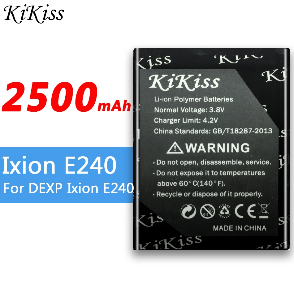 Аккумулятор высокой емкости для DEXP Ixion E240 2500 мАч аккумулятор сотового телефона