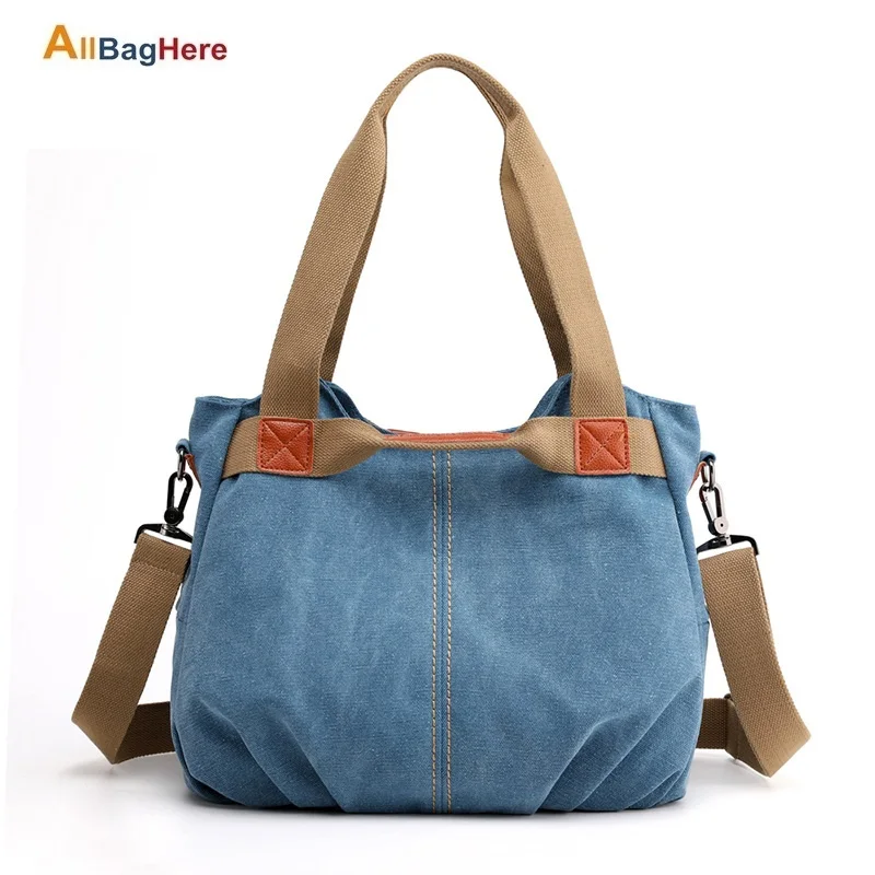 

Новинка, мягкие и износостойкие холщовые дамские сумочки на плечо в европейском и американском стиле, холщовые сумки через плечо, вместительные дорожные сумки