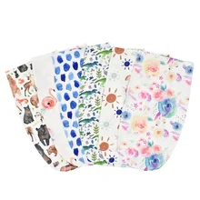 Осенний спальный мешок из 2 предметов для новорожденных мальчиков и девочек; одежда для сна с цветочным принтом и героями мультфильмов; одеяло+ шапочка; комплект одежды для новорожденных