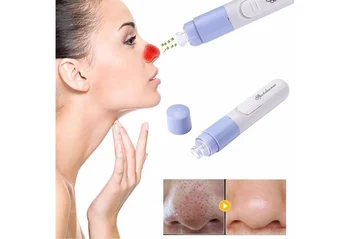 

Electric Facial Pore Cleanser Skin Cleaner Dirt Vacuum Acne Pimple Remover Tool Grey Blue