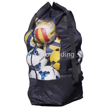 

Large Sports Football Basketball Bag Large Capacity 15 Basketball Drawstring Backpack Manufacturers Can Be Customized