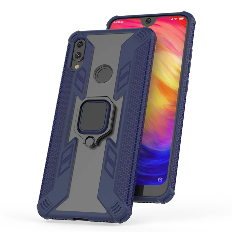 Противоударный чехол для Xiaomi Mi 8 lite RedMi 7 Redmi Note автомобильный держатель с